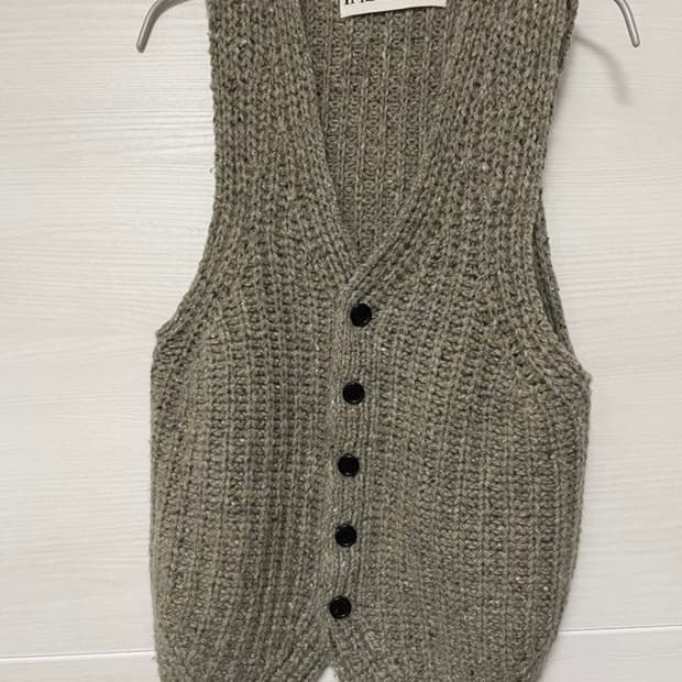 INSCRIRE 니트 베스트 조끼