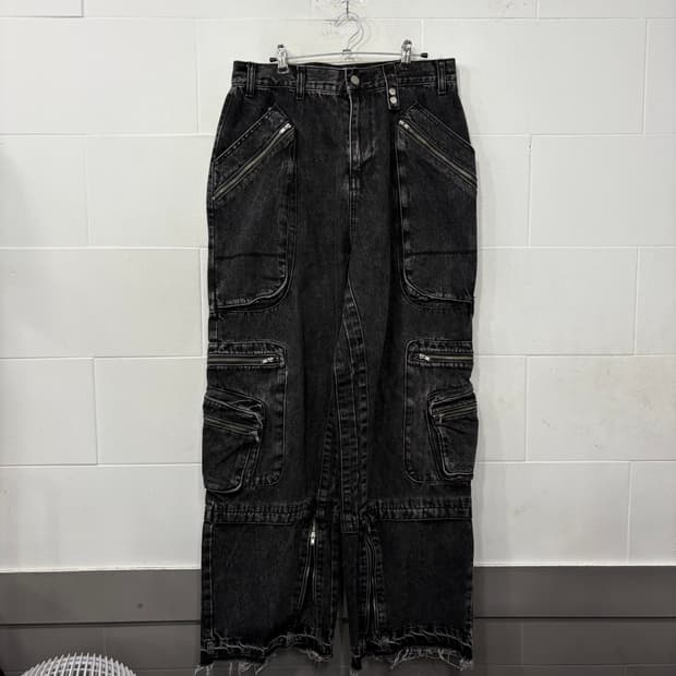 빅유니온x깡스타일 멀티포켓 데님 팬츠