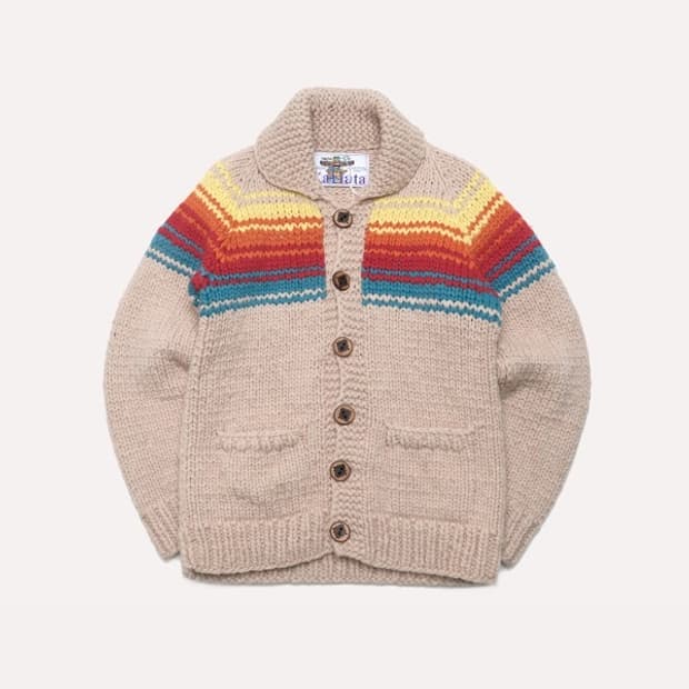 button cowichan sweater
