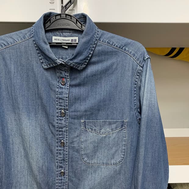 [S/WOMEN] 유니클로X이네스 드 라 프라상쥬 데님 샴브레이 셔츠