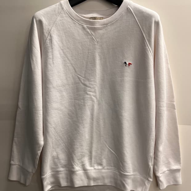 메종키츠네 트리컬러 폭스 맨투맨 XXL