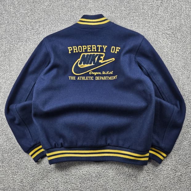 나이키 올드스쿨 리버시블 바시티 자켓 ( 2XL ) / 9891