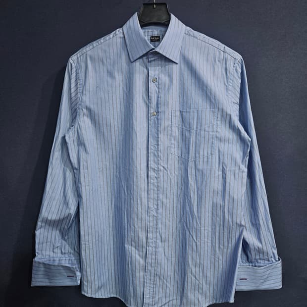 폴스미스 스트라이프 줄무늬 남성 42 긴팔셔츠 