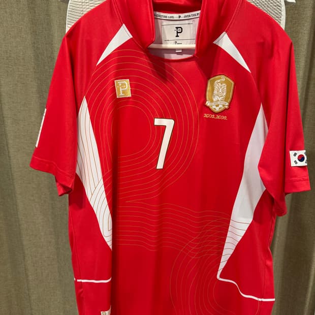 오버더피치 x 2002 대한민국 유니폼 손흥민 마킹 M사이즈