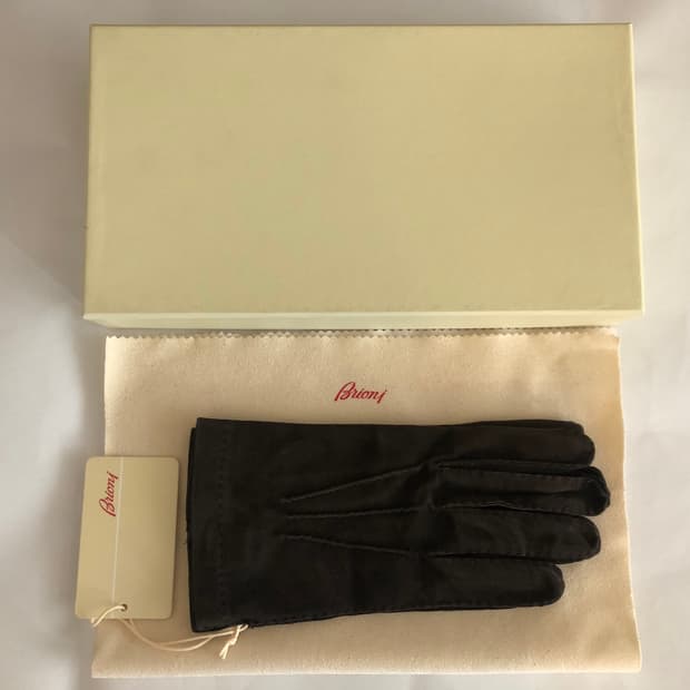 브리오니 스웨이드 가죽장갑