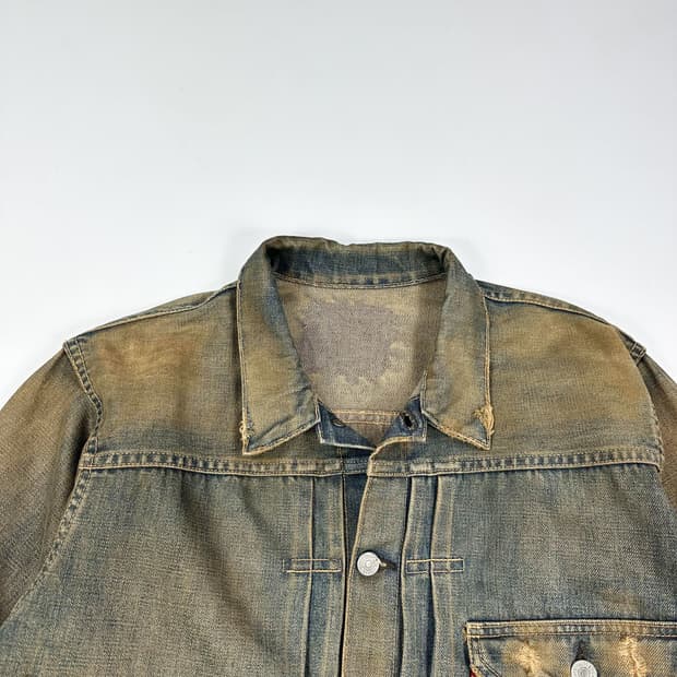 리바이스 오리지널 1세대 워싱 트러커 데님자켓 (40사이즈)