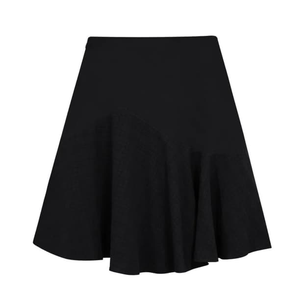  미레코 WAVY CHECK MIDI SK BLACK 1 / 1개