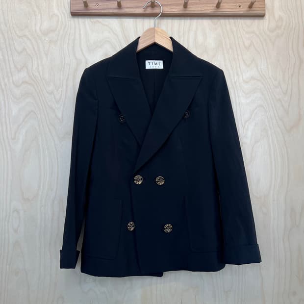 TIME 타임 자켓 블랙