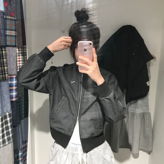 푸마 우븐자켓 xs