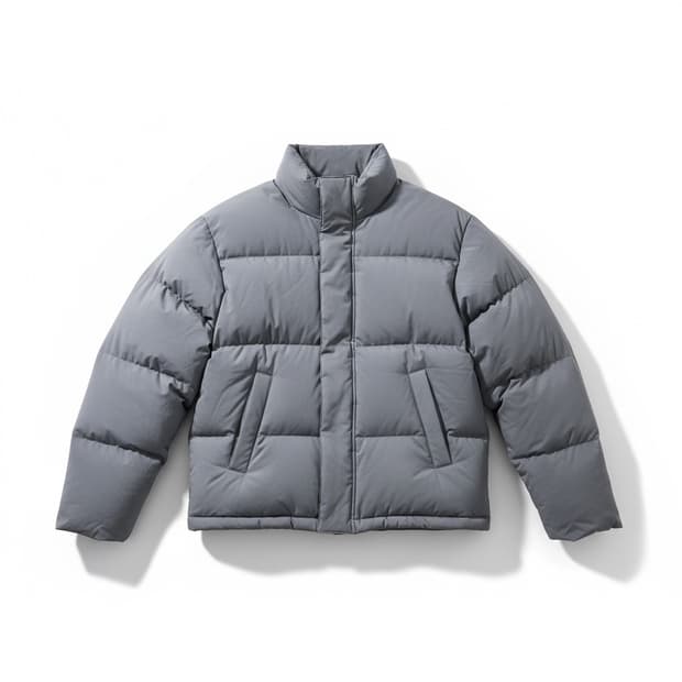 INSILENCE(인사일런스) 회색 패딩 점퍼