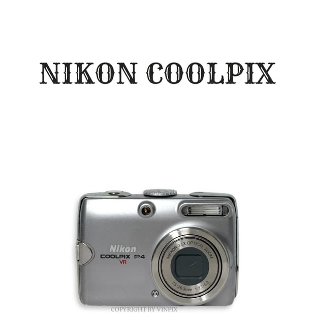 니콘 쿨픽스 P4(Coolpix P4) 빈티지 디지털 카메라 디카
