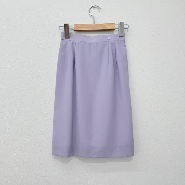 빈티지 Courreges 라벤더 미디 스커터