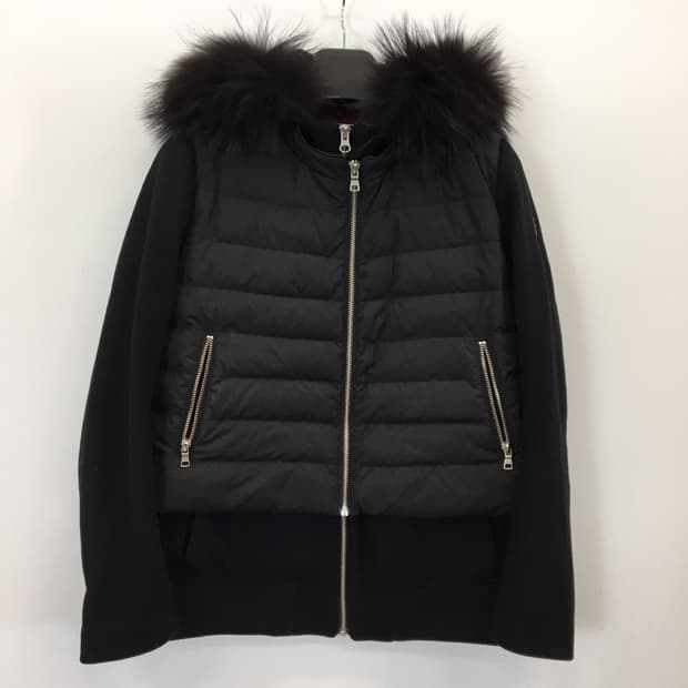 와이드앵글 모직 레이어드 덕다운 패딩점퍼 95 