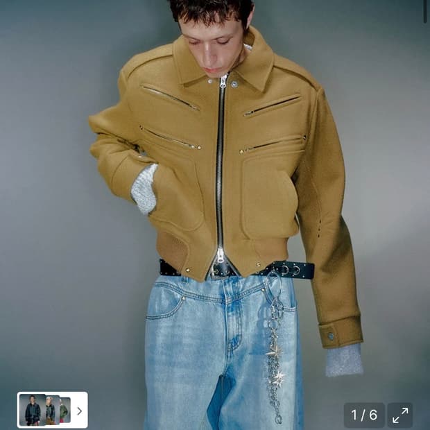 VACANT ARCHIVE WOOL BLOUSON JACKET