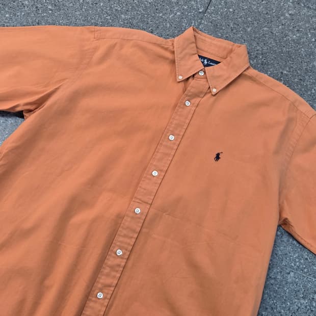 Polo 폴로 오렌지 반팔셔츠