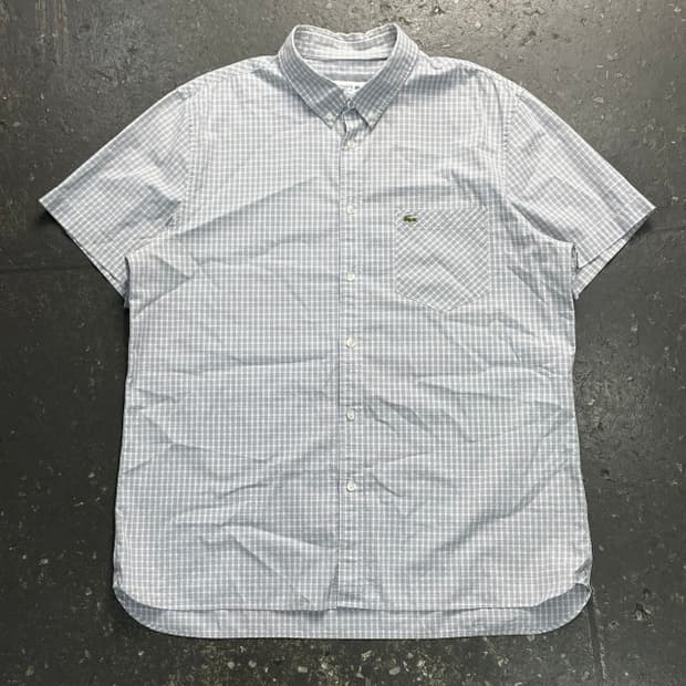 105 라코스테 체크 셔츠 