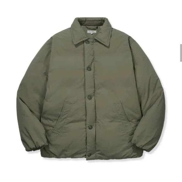 스티븐알란 stevenalan 덕더운 카라패딩 올리브 L