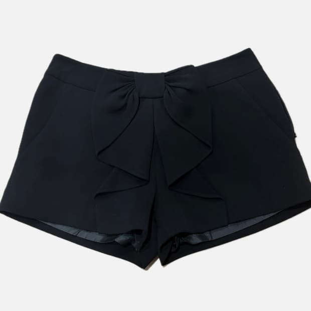 마쥬 Maje ribbon pants 리본 반바지 디테일