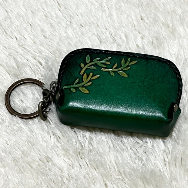 수제 통가죽 키링 케이스