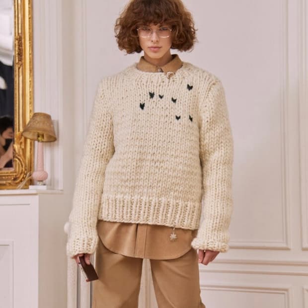 stu 핸드메이드 니트