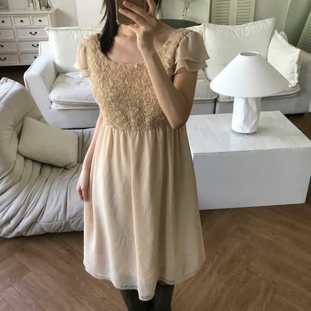 vintage rose one-piece