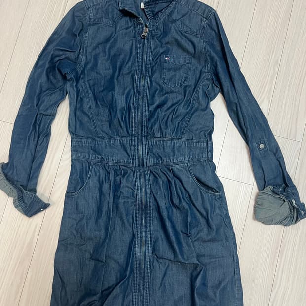 타미힐피거 데님 원피스