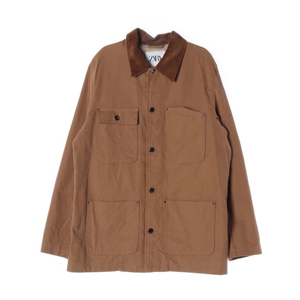 자라 코튼 워크 자켓 M