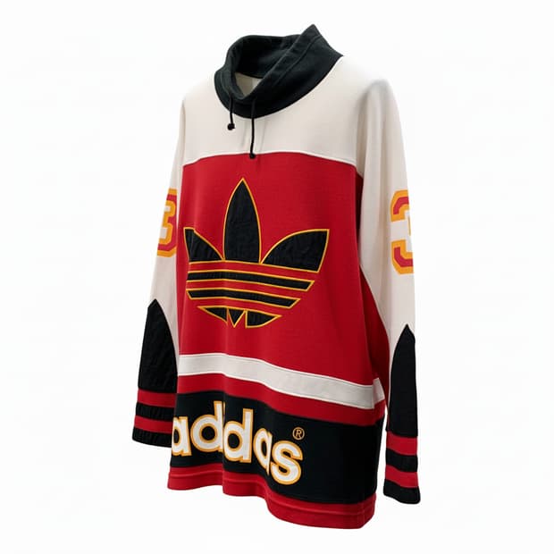 아디다스 90's 빈티지 트레포일 빅로고 스웨트셔츠 1720