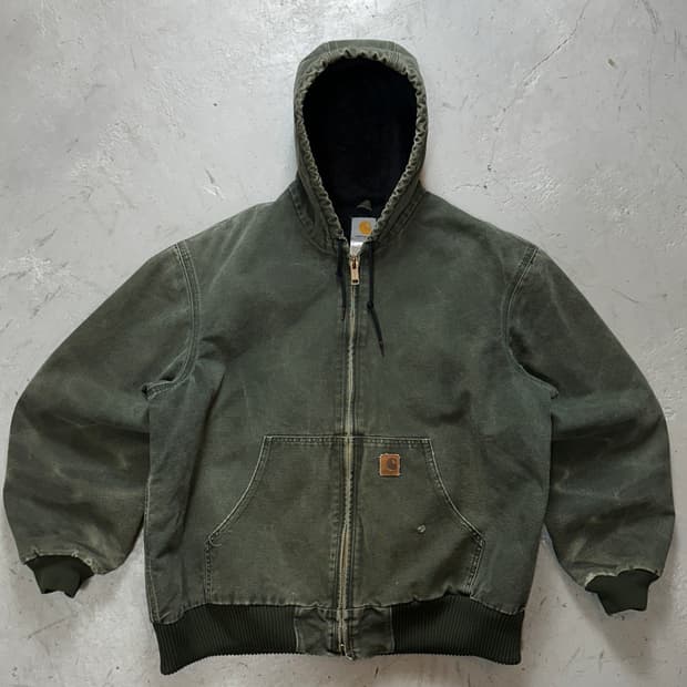 00's OG 칼하트 J130 액티브 자켓 칼하트 MOS 모스그린