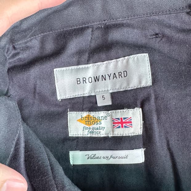 Brownyard 치노팬츠 블랙