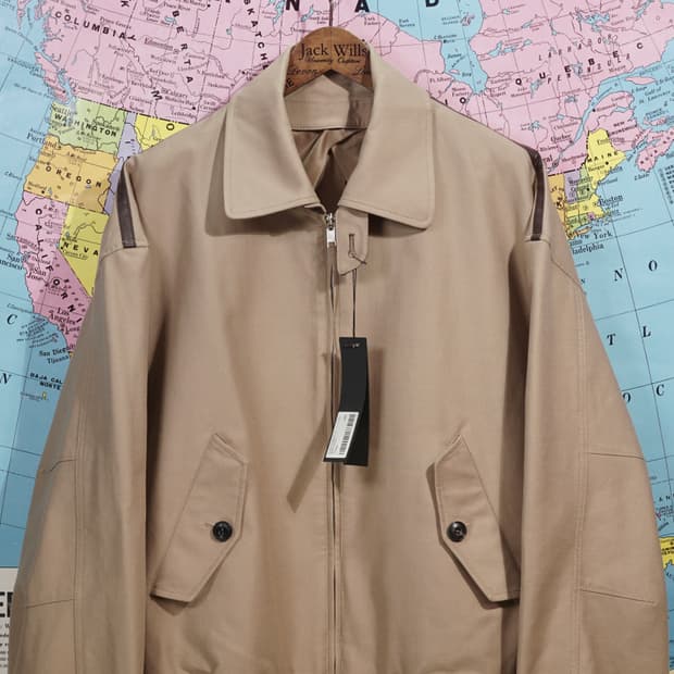 노이어 헤비 치노 블루종 자켓