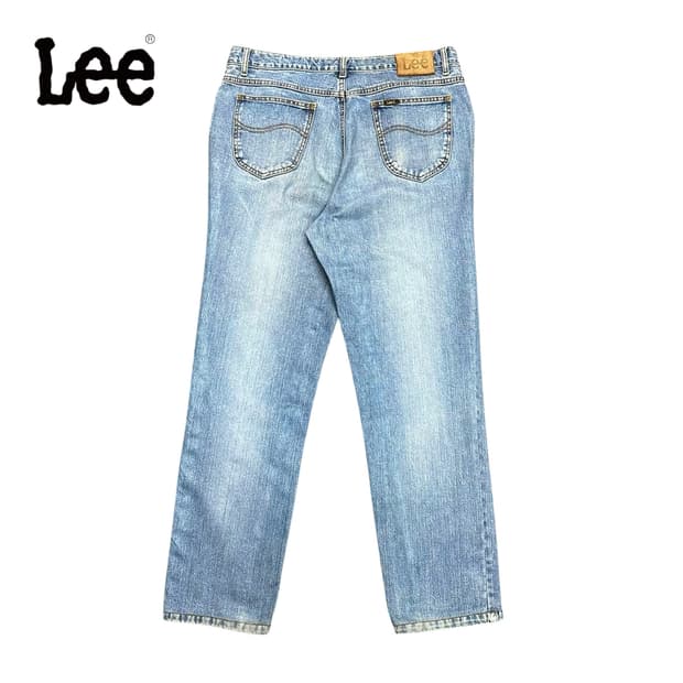 (36) 90s Lee 라이더스 쌍방울표 워싱 데님 팬츠