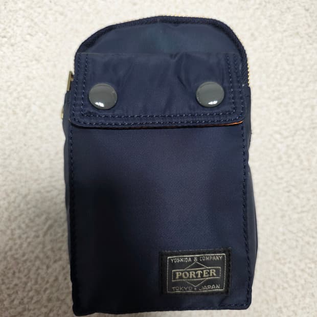 포터 휴대폰 파우치 아이언 블루