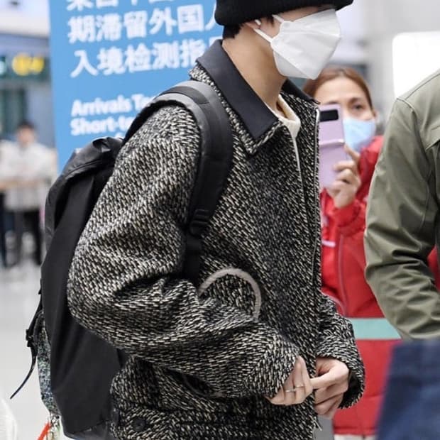 STU 더블카라 트윌패치 자켓