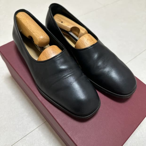 르메르 블랙 발레리나 로퍼 40