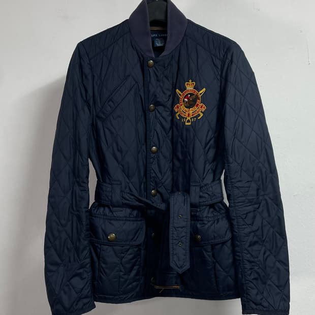 폴로 랄프로렌 우먼스 벨티드 퀼팅 자켓 (on.286)   