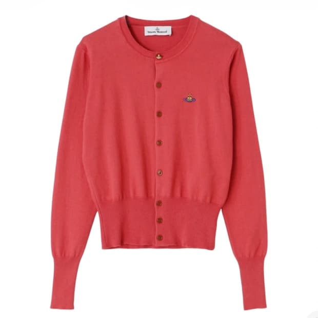 비비안웨스트우드 베아 가디건 코랄 M