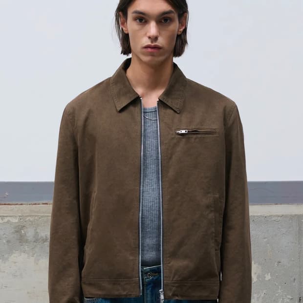 도프제이슨 워시드 스윙탑 자켓