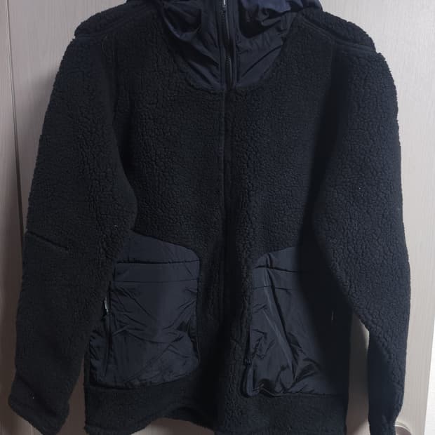 스파이더 플리스 후드집업 자켓, L