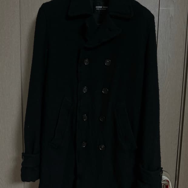 L]꼼데가르송 옴므 듀스 축융 피코트 