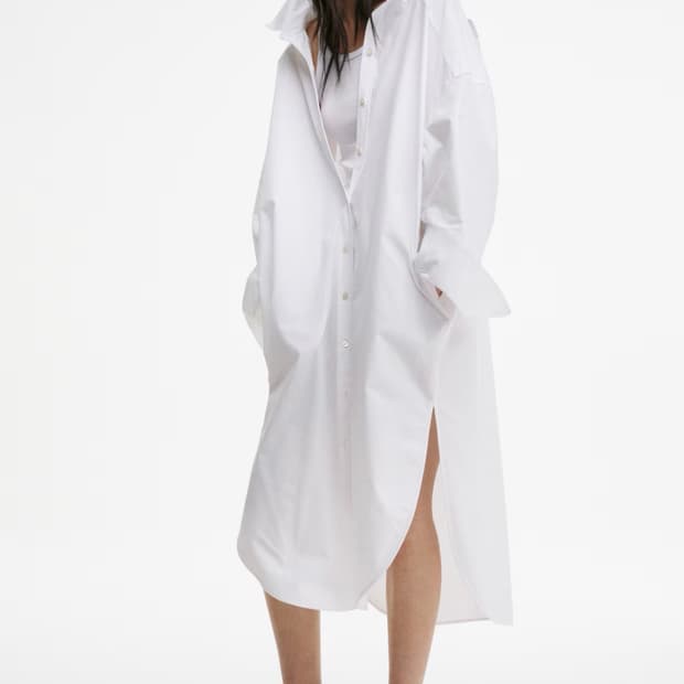 H&M 스튜디오 S/S2026 포플린 셔츠 드레스