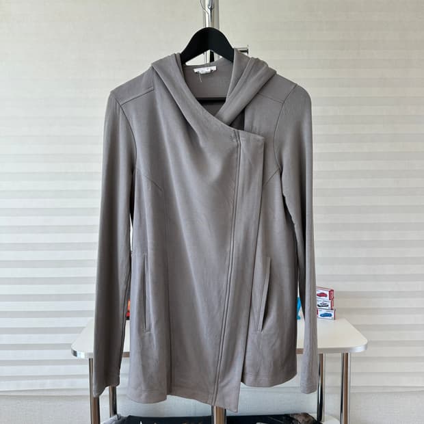 헬무트랭 사선 후드집업