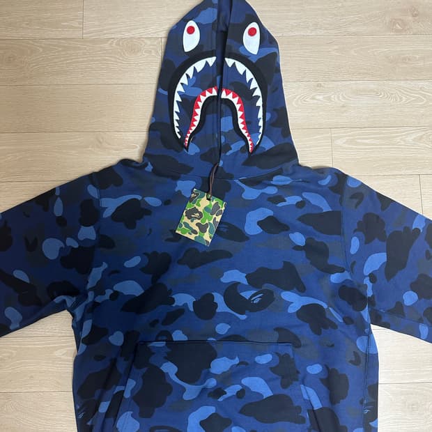 베이프 카모 후드티 청계