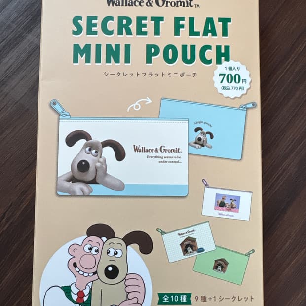 그로밋 플랫 파우치 랜덤 개봉