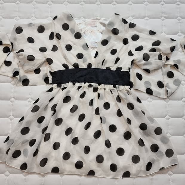 LIZ LISA(리즈리사) 도트 쉬폰 튜닉