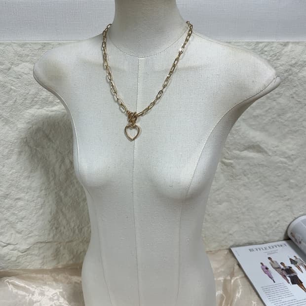 빈티지 OT고리 체인 목걸이