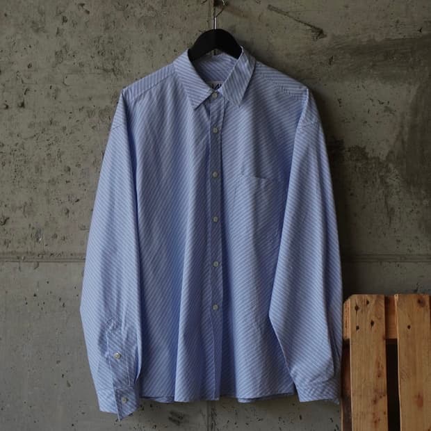 Seobo - blue stripe 셔츠