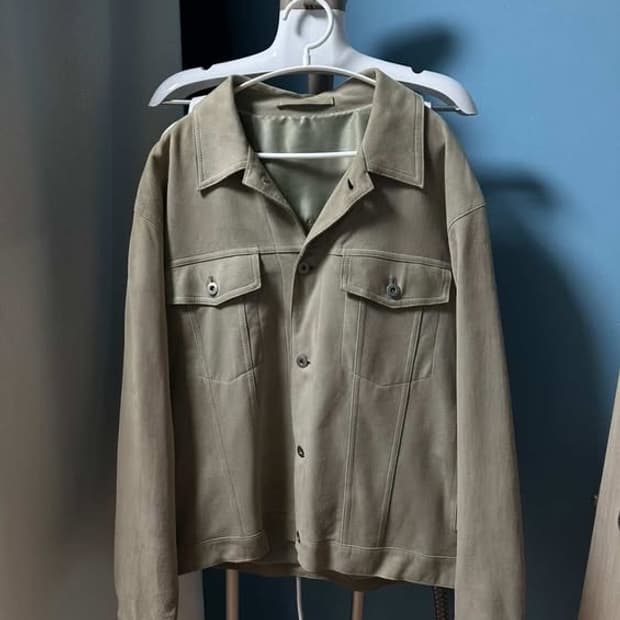 브라운야드 스웨이드 트러커 자켓 