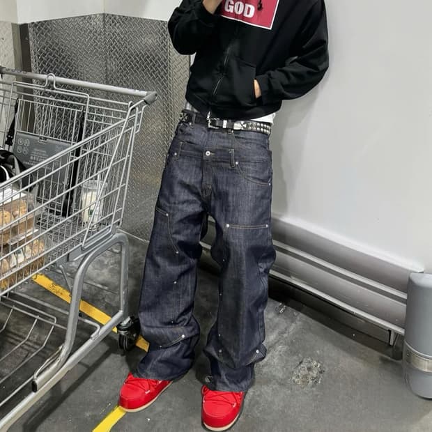 문부츠 라이트 패딩부츠 로우 스노우 42