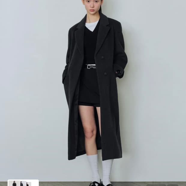 무신사스탠다드 우먼즈 캐시미어 블렌드 체스터 롱 코트